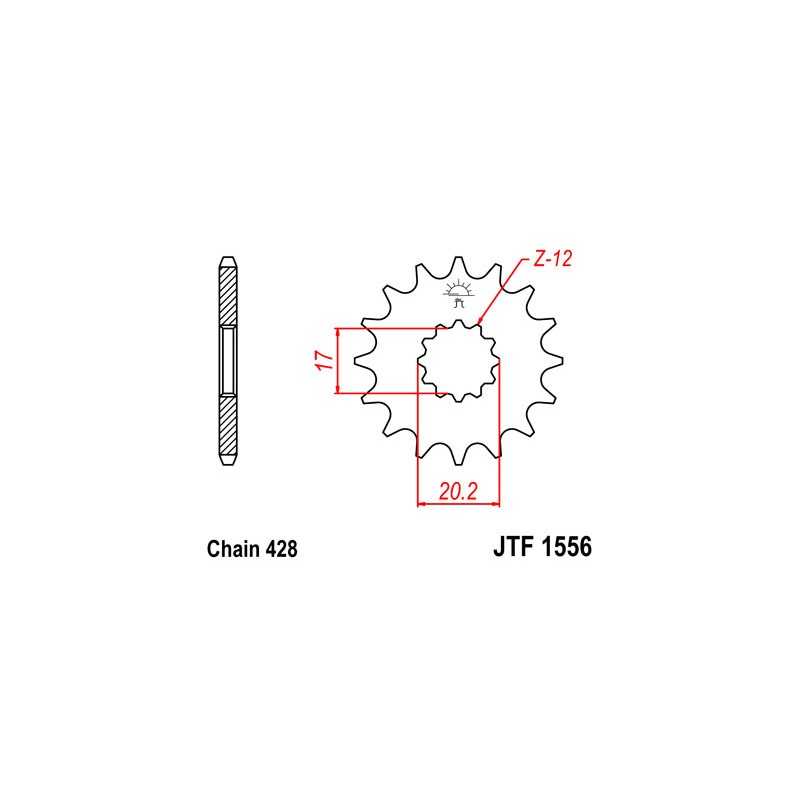 Pinion, attack, transmission front