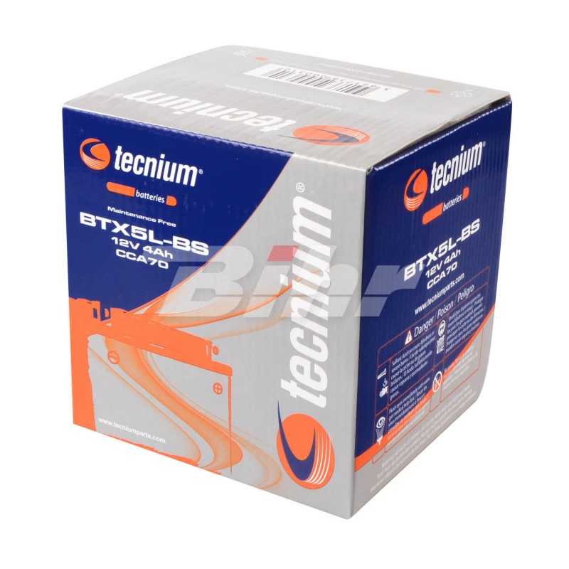 TECNIUM Batería BTX5L-BS SIN MANTENIMIENTO para reemplazar YTX5L-BS - Marca 329802