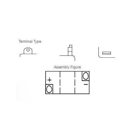 YUASA Conventional battery B49-6 32B496