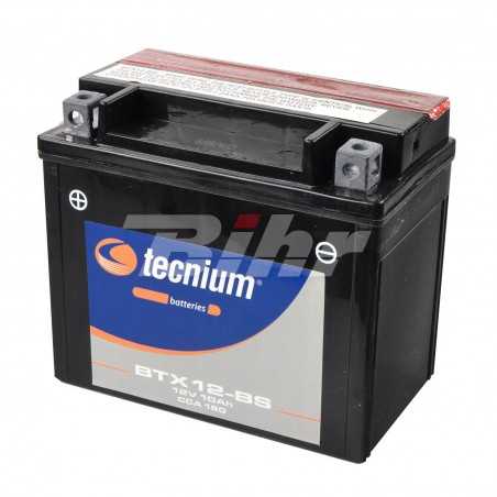 TECNIUM maintenance-free BTX12-BS battery for motorcycles 329796