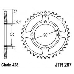 Ring, transmission, rear