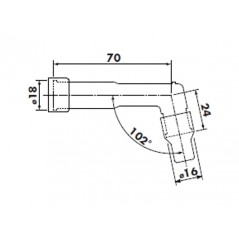 XD10F spark plug pipe