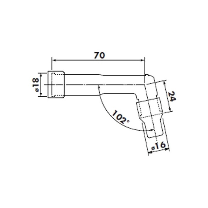 NGK XD10F spark plug socket for fine thread terminal