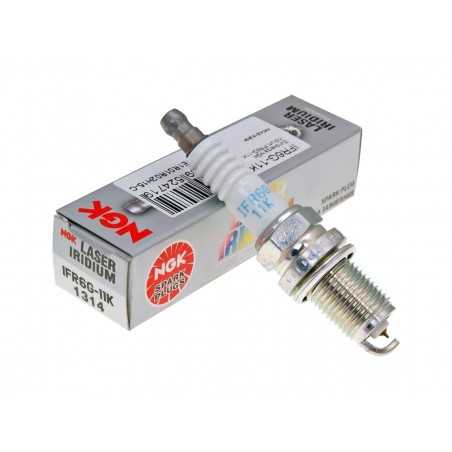Solid terminal spark plug IFR6G-11K