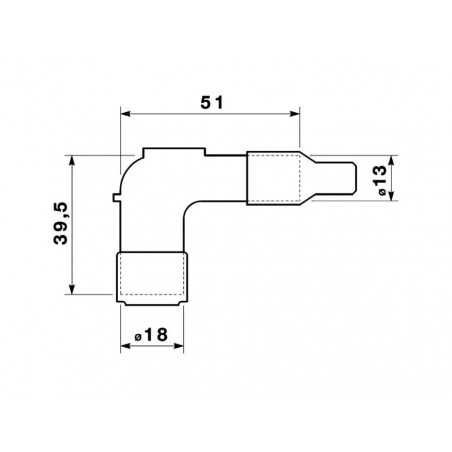 Spark plug pipe LB01FP