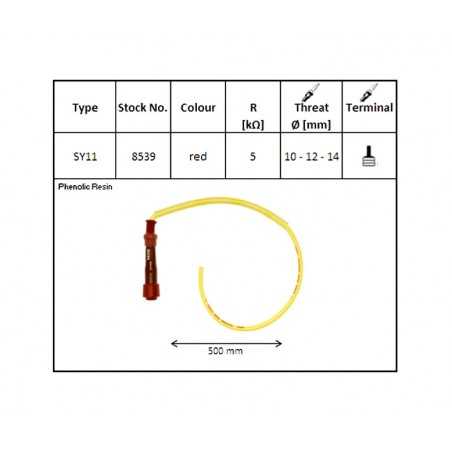 NGK Cable de bujia SY11