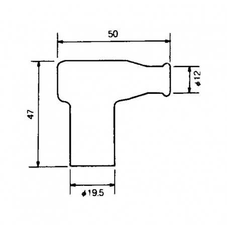 NGK Pipa bujia TB05EMA