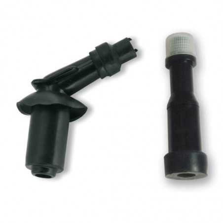 V PARTS Pipa de bujia Bakelita Inclinada 385
