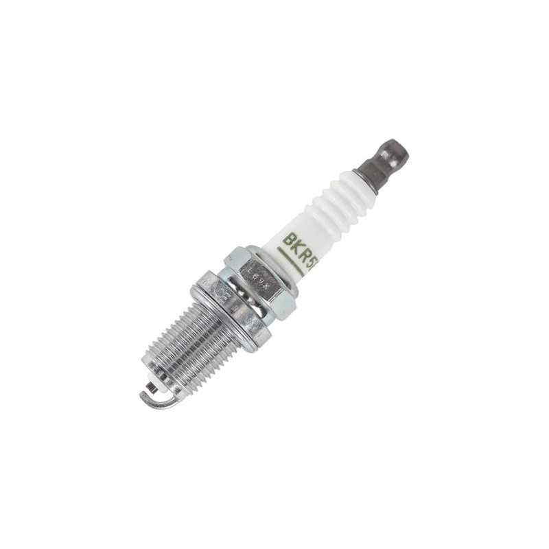 Solid terminal spark plug BKR5E