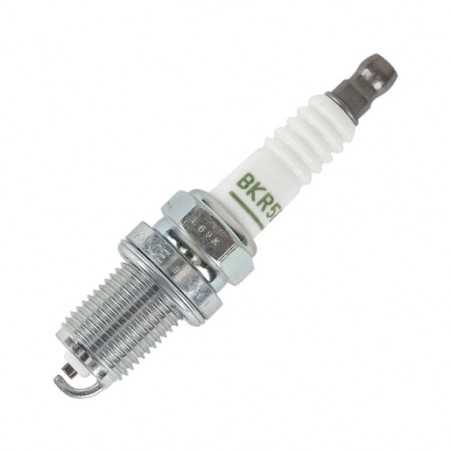 Solid terminal spark plug BKR5E