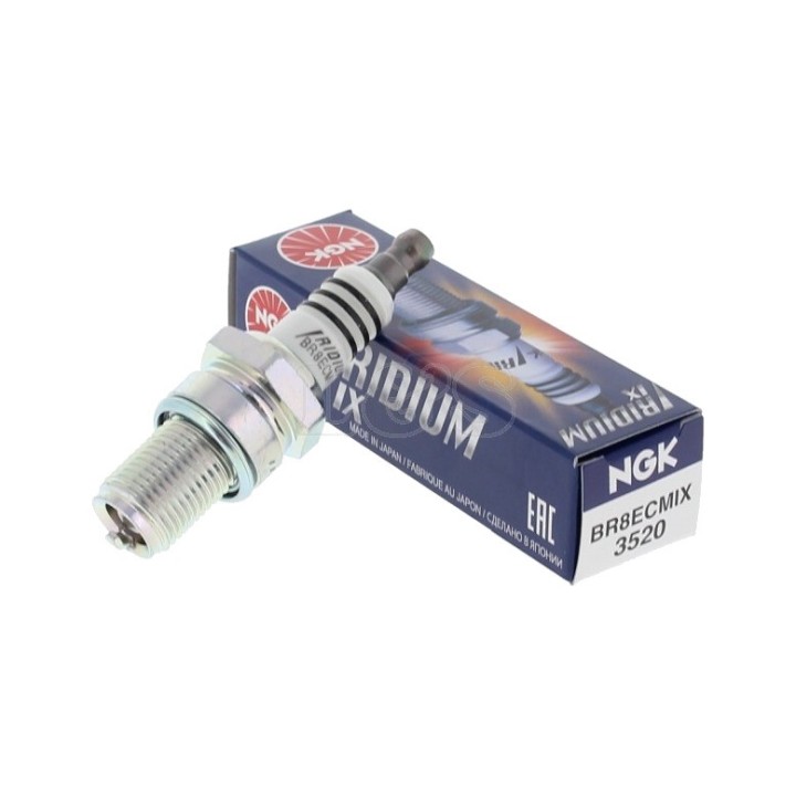 Spark plug with solid terminal  BR8ECMIX