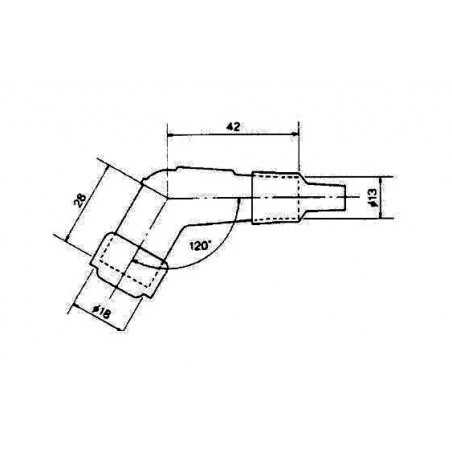Spark plug pipe YD05F