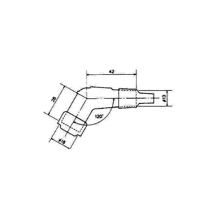 Pipe, spark plug  YD05F