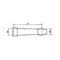 Spark plug pipe SB05F