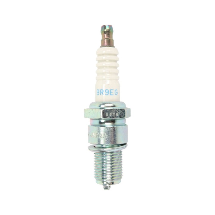 Spark plug with solid terminal  BR9EG