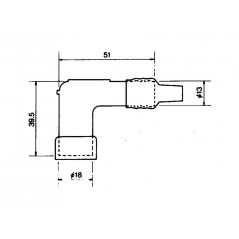 NGK Pipa bujia LB05EPK