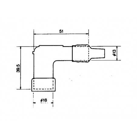 Spark plug pipe LB05EPK