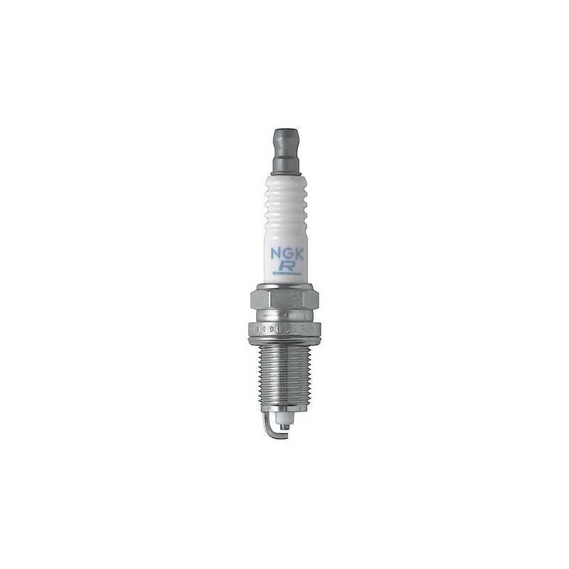 Solid terminal spark plug BKR6E
