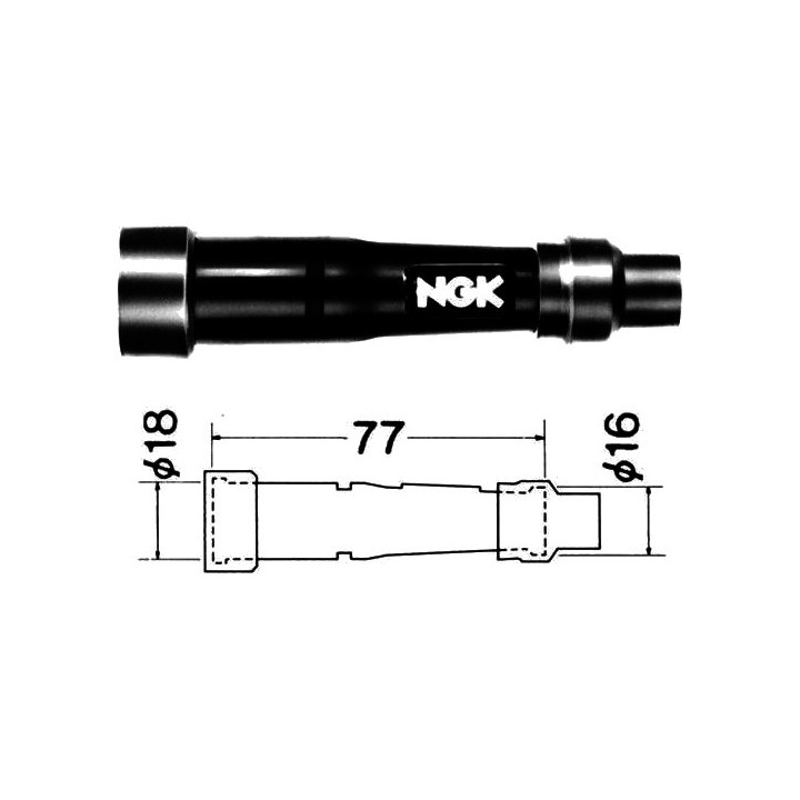 Pipe, spark plug  SB01E