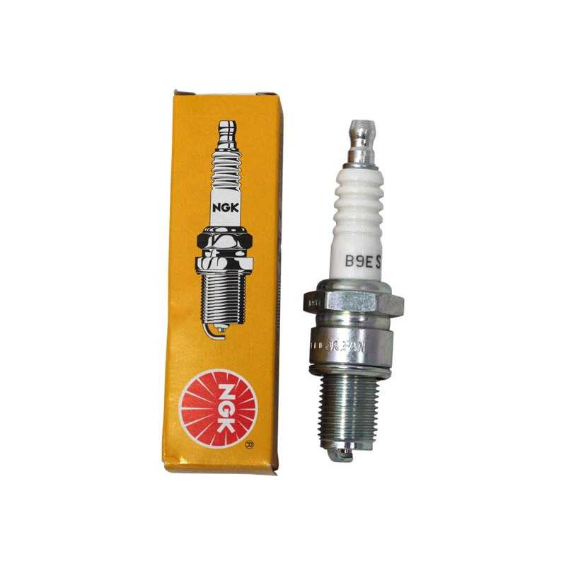 Spark plug with solid terminal B9ES