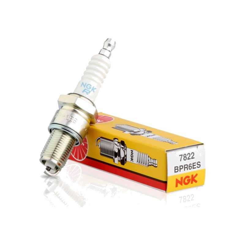 NGK Bujía con terminal extraíble BPR6ES para mayor potencia y rendimiento del motor en carretera