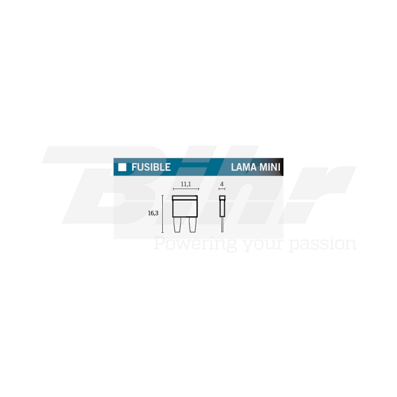 V PARTS Box of 100 mini blade fuses 14708VAR