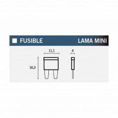 V PARTS Caja 100 fusibles a lama mini 14708VAR