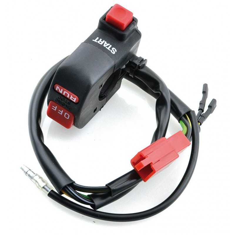 V PARTS Piña de interruptor encendido y apagado para motor completo con botón, botonera pulsador corte - Marca 18561