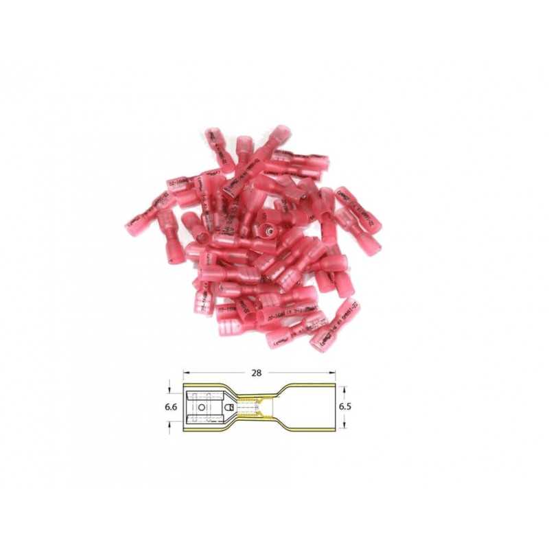 Waterproof heat-sealed terminal