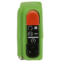 Button on off on / off with starter 9A green 0418AB.9A