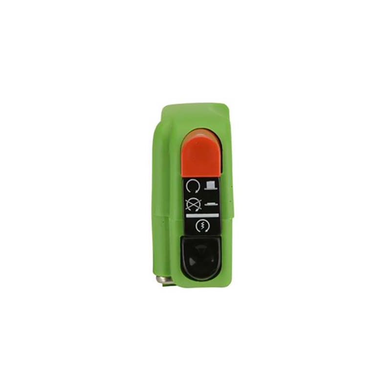 Button on off on / off with starter 9A green 0418AB.9A