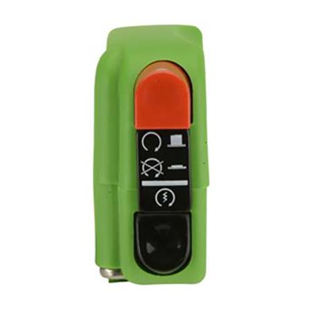 Button on off on / off with starter 9A green 0418AB.9A