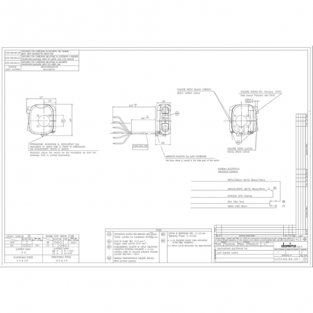 Button on off on / off with starter 9A 0351AB.9A