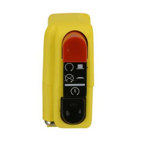 Button on off on / off with starter 9A yellow 0416AB.9A