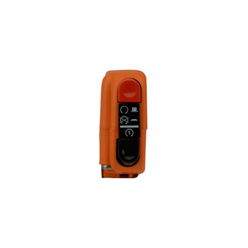 Button on off on / off with starter 9A orange 0406AB.9A