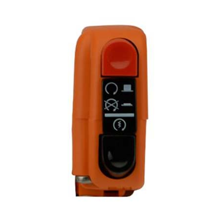 Button on off on / off with starter 9A orange 0406AB.9A