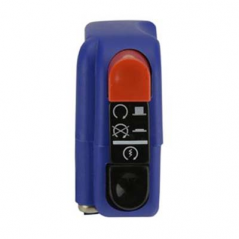 Button on off on / off with starter 9A blue 0417AB.9A