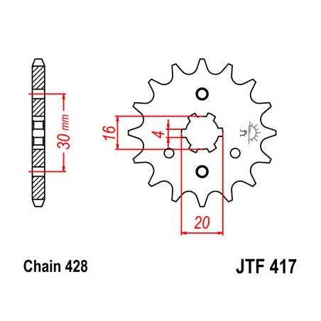 Pinion, attack, transmission front