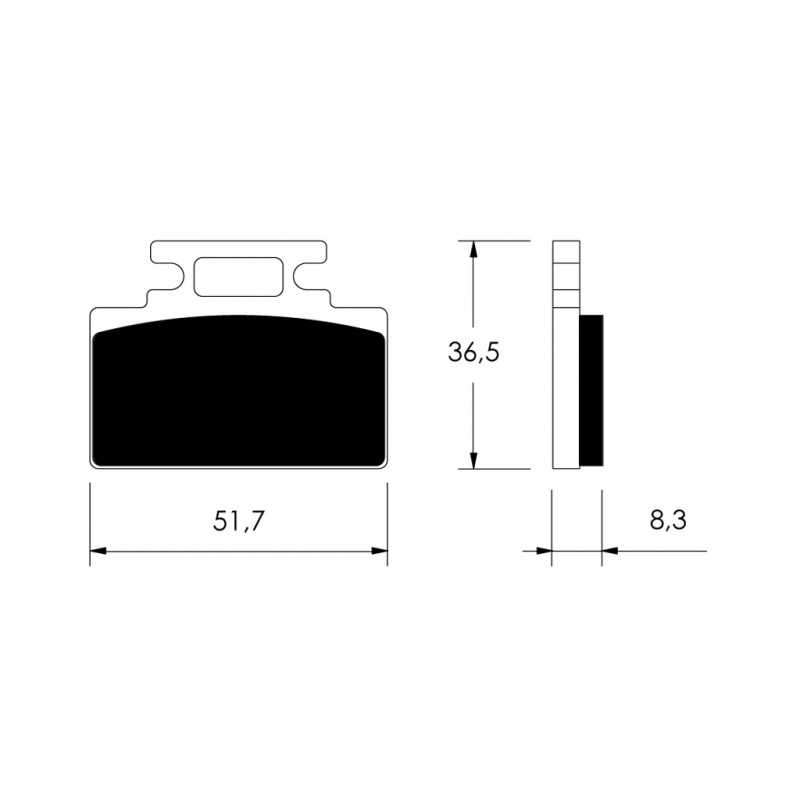 PAD, BRAKE, FRONT
