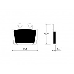 PAD, BRAKE, FRONT