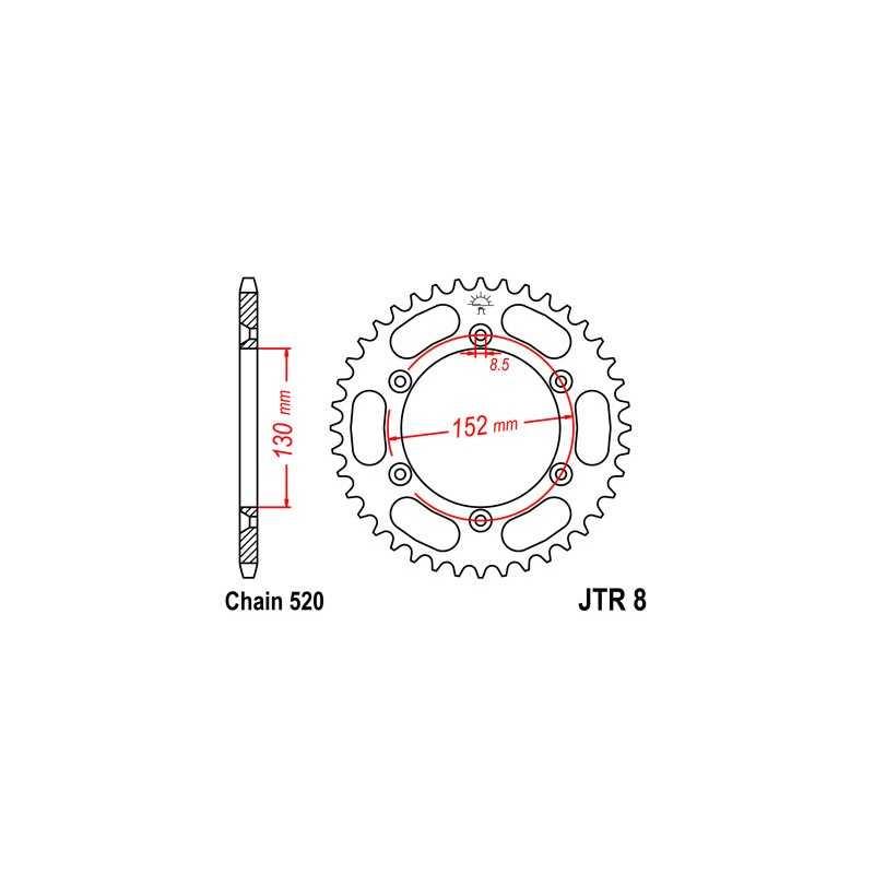 Ring, transmission, rear