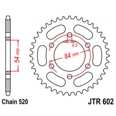 Ring, transmission, rear, steel  JT 602