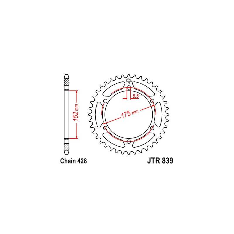 Ring, transmission, rear