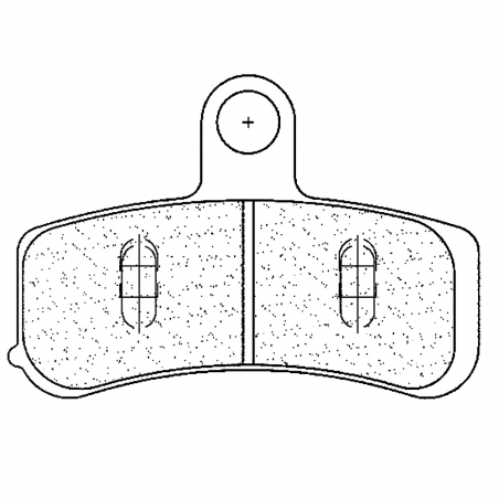 Sintered front brake pads A3 +