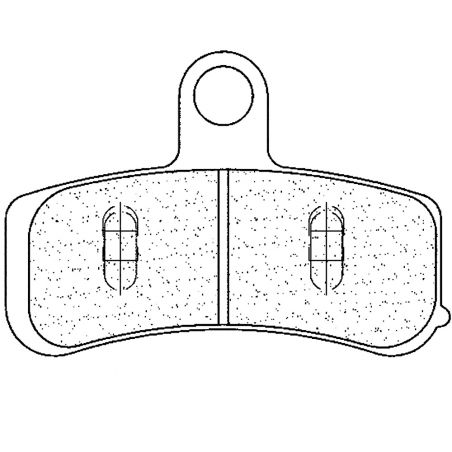 Sintered front brake pads A3 +