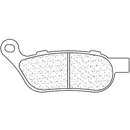 Sintered rear brake pads RX3