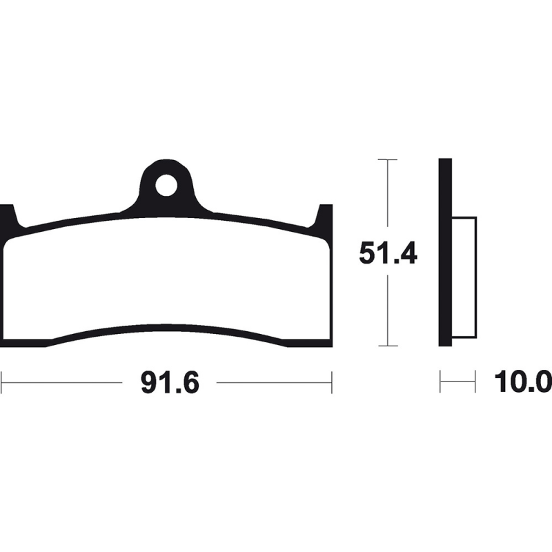 Sintered brake pads for competition only MCR229