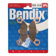 Sintered atv steel disc brake pads MOA322