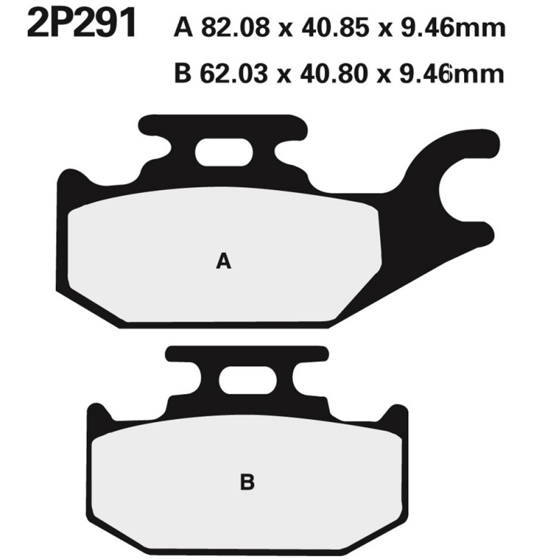 2P291ST brake pads