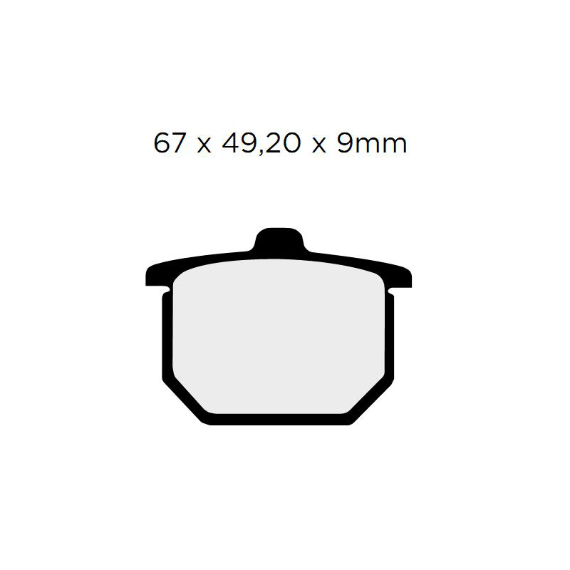 Front brake pads 2P221NS
